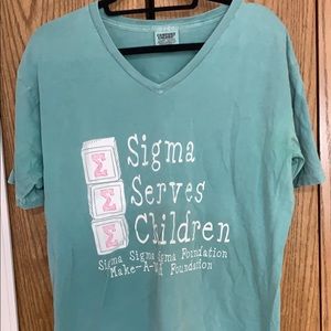 Tri sigma make a wish foundation T-shirt
